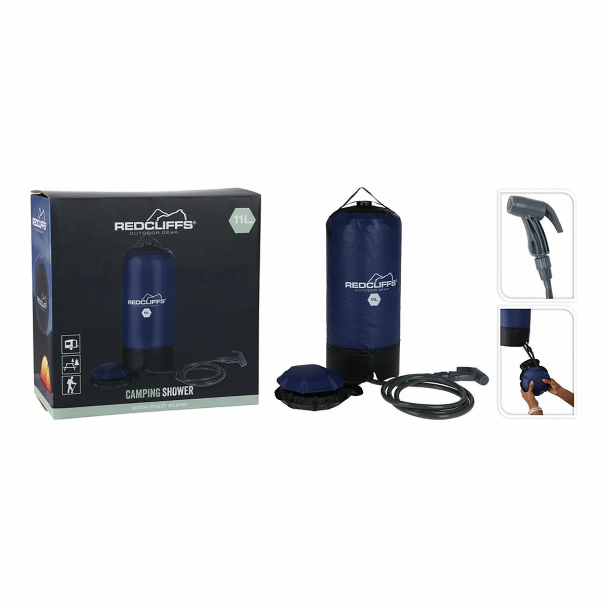 Douche portable pour le camping redcliffs bleu 11 l s792233950. Révolutionnez votre façon d'acheter avec Diaytar