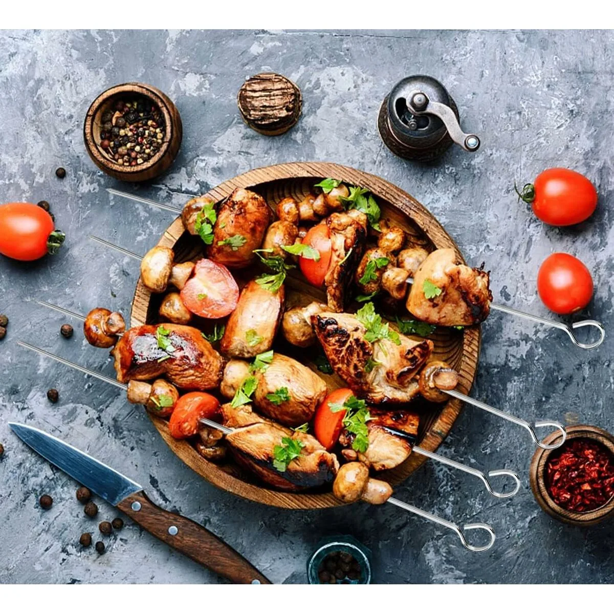 Ensemble de brochettes pour barbecue algon metal 27 cm 6 pieces 24 unites s223741650. Achetez malin avec Diaytar Sénégal, votre partenaire shopping 100% digital