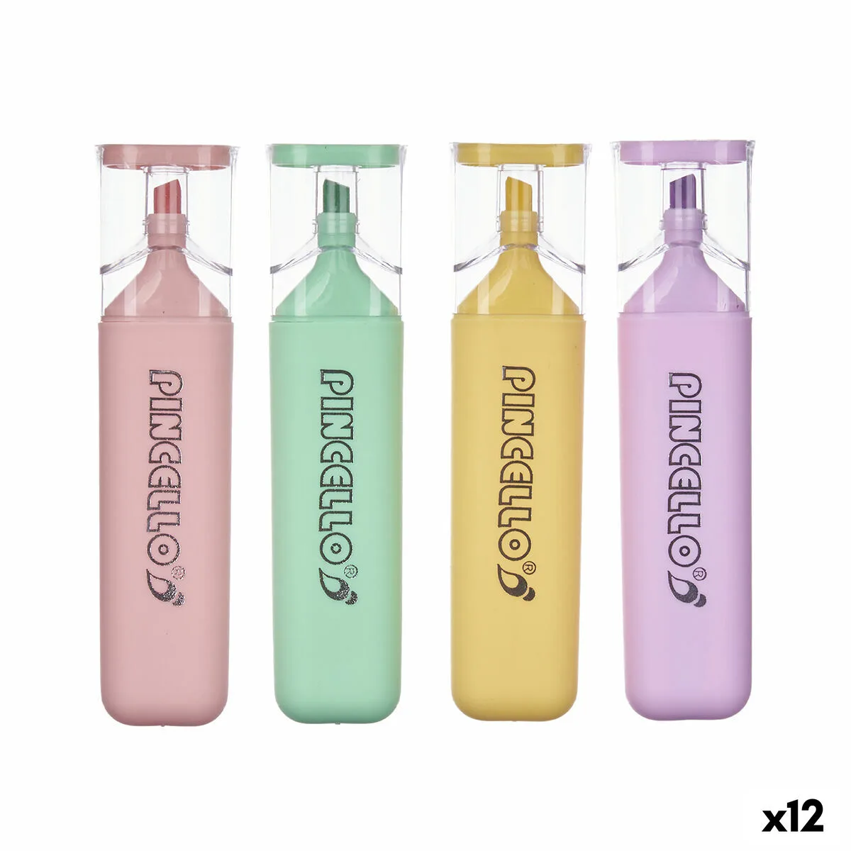 Ensemble de marqueurs fluorescents pincello 498 jaune multicouleur 12 unites s363011734. Votre satisfaction commence ici, sur Diaytar Sénégal