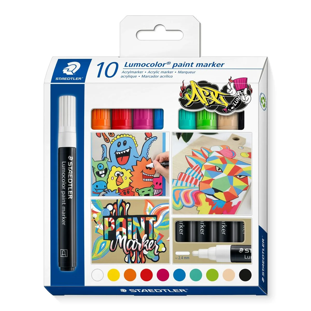 Ensemble de marqueurs staedtler lumocolor 349 10 pieces multicouleur s842638182. Diaytar : Des prix qui défient toute concurrence