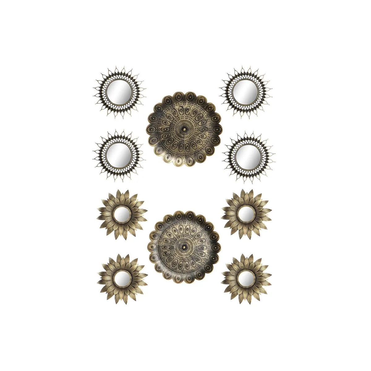 Ensemble de miroirs dkd home decor verre dore pp 2 unites 35 x 2 x 35 cm s302973582. Profitez des meilleurs deals du Sénégal sur Diaytar