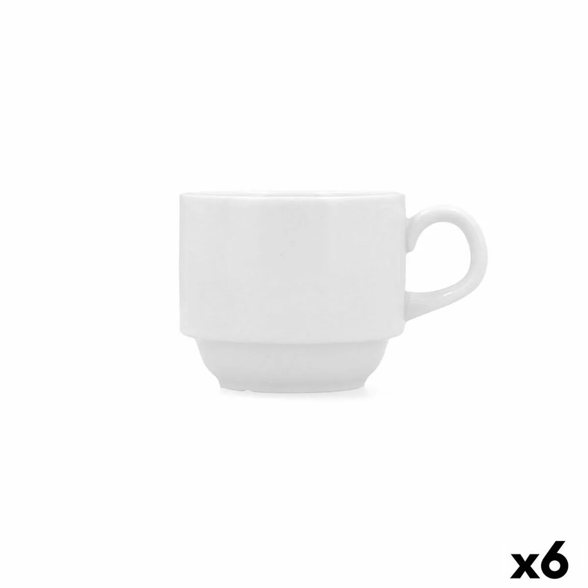 Ensemble de tasses a cafe bidasoa glacial blanc ceramique 180 ml cafe 6 unites s270497468. Diaytar : Acheter moins cher n'a jamais été aussi facile