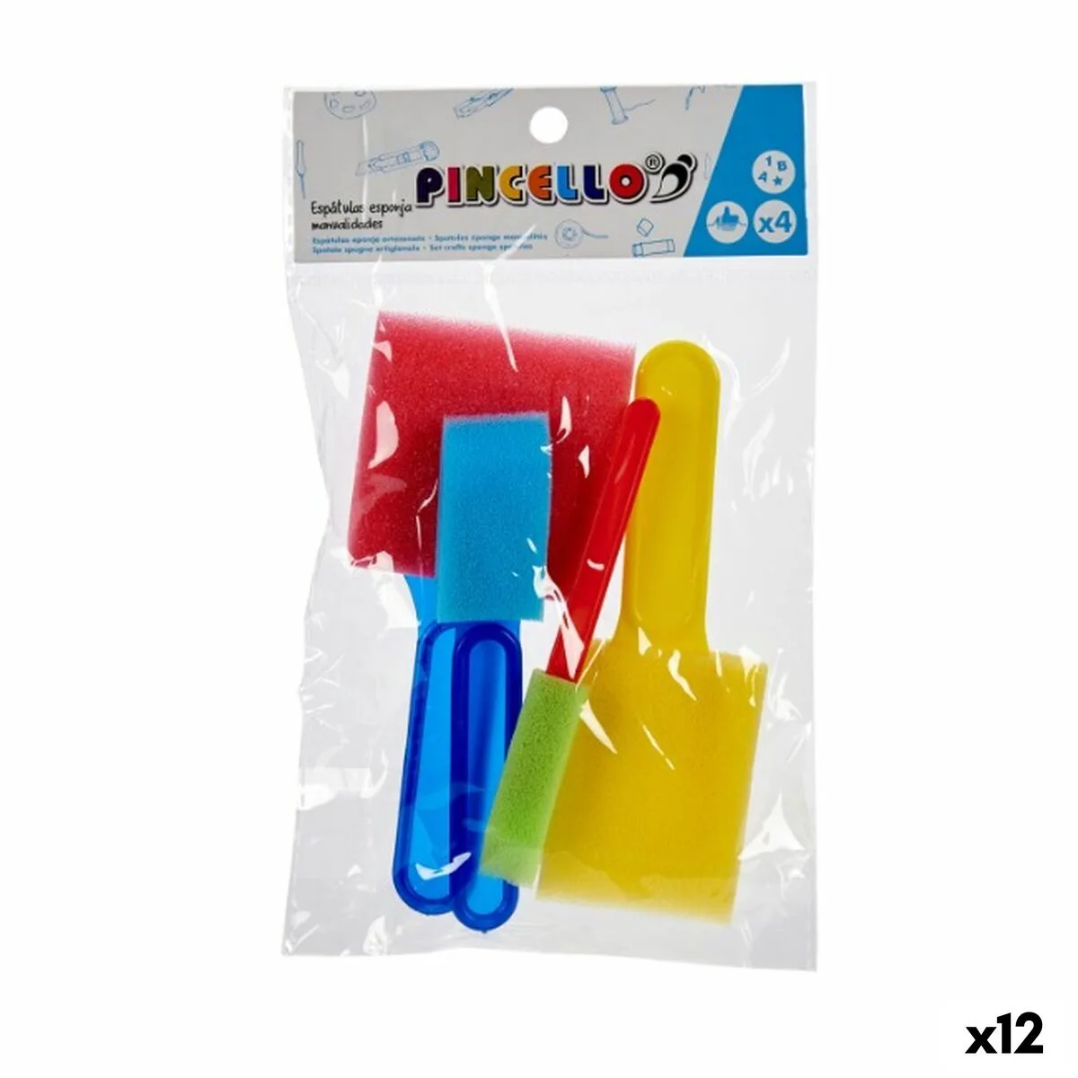 Ensemble pour activites manuelles pincello ar1810100 multicouleur spatule 12 unites s362344134. Diaytar Sénégal : Qualité garantie, prix imbattables, livraison rapide