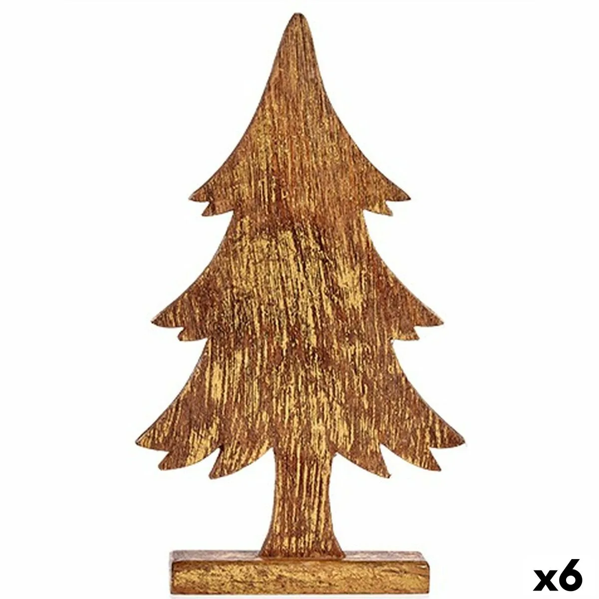 Figurine decorative sapin de noel dore bois 5 x 39 x 22 cm 6 unites s362722450. Diaytar : Des prix qui défient toute concurrence