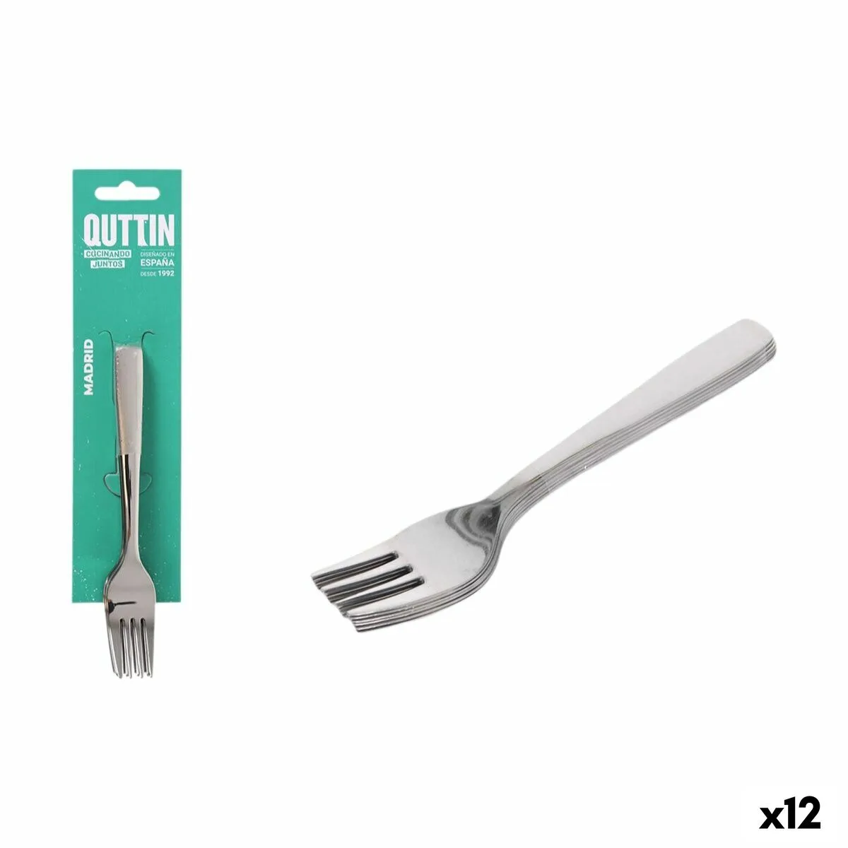 Fourchette quttin madrid 14 5 x 2 x 1 cm 6 pieces 12 unites s223726455. Diaytar : Votre allié pouvoir d'achat au quotidien