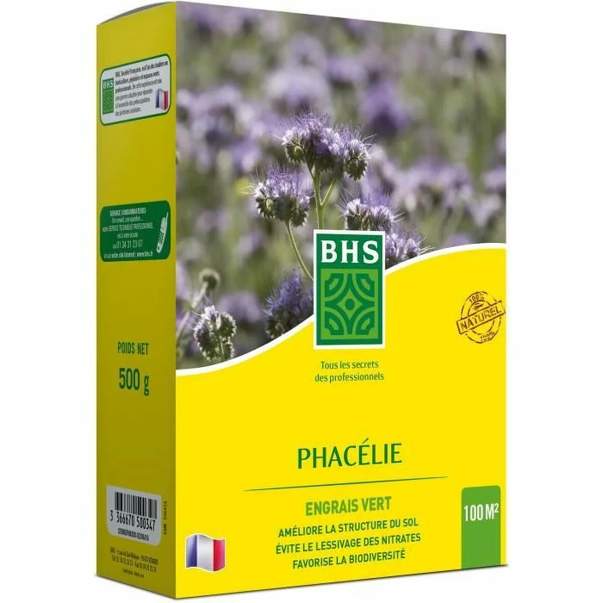 Graines bhs phacelie 500 g s7101876580. Vos marques préférées à prix réduits sur Diaytar