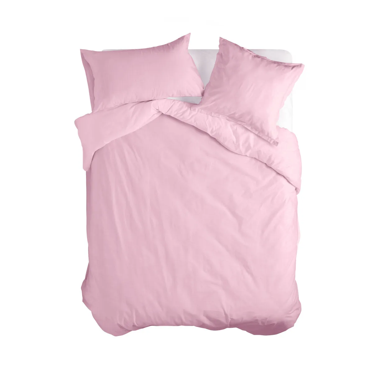 Housse de couette happyfriday basic rose clair 180 x 220 cm d161053364. Révolutionnez votre façon d'acheter avec Diaytar