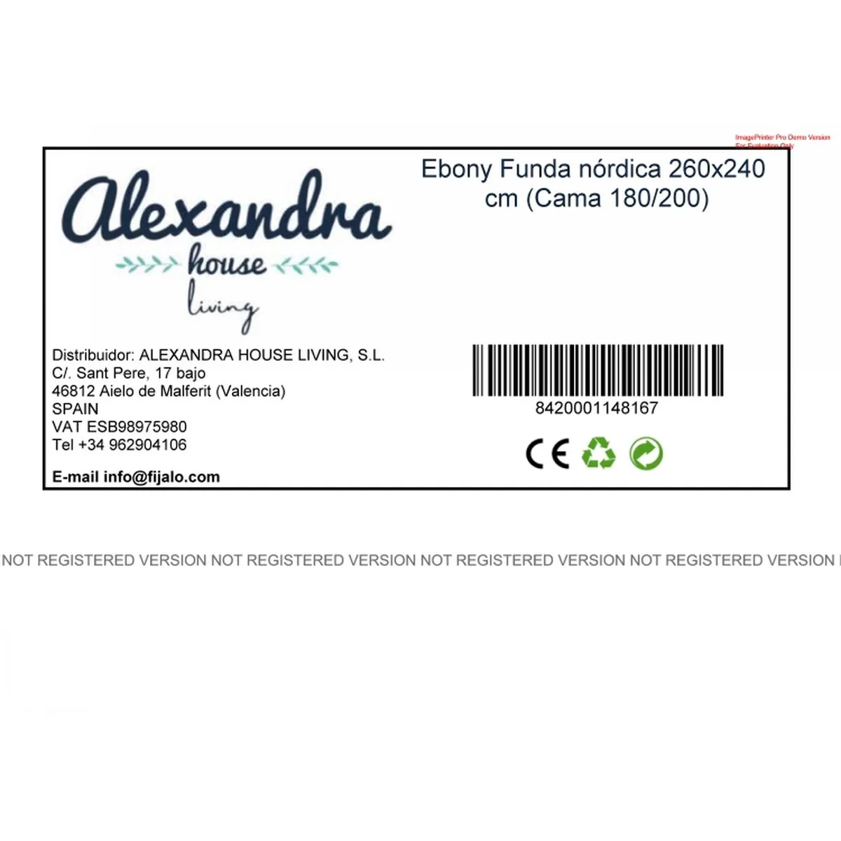 Housse de couette happyfriday ebony multicouleur 260 x 240 cm d160955479. Diaytar Sénégal : Achetez plus, dépensez moins