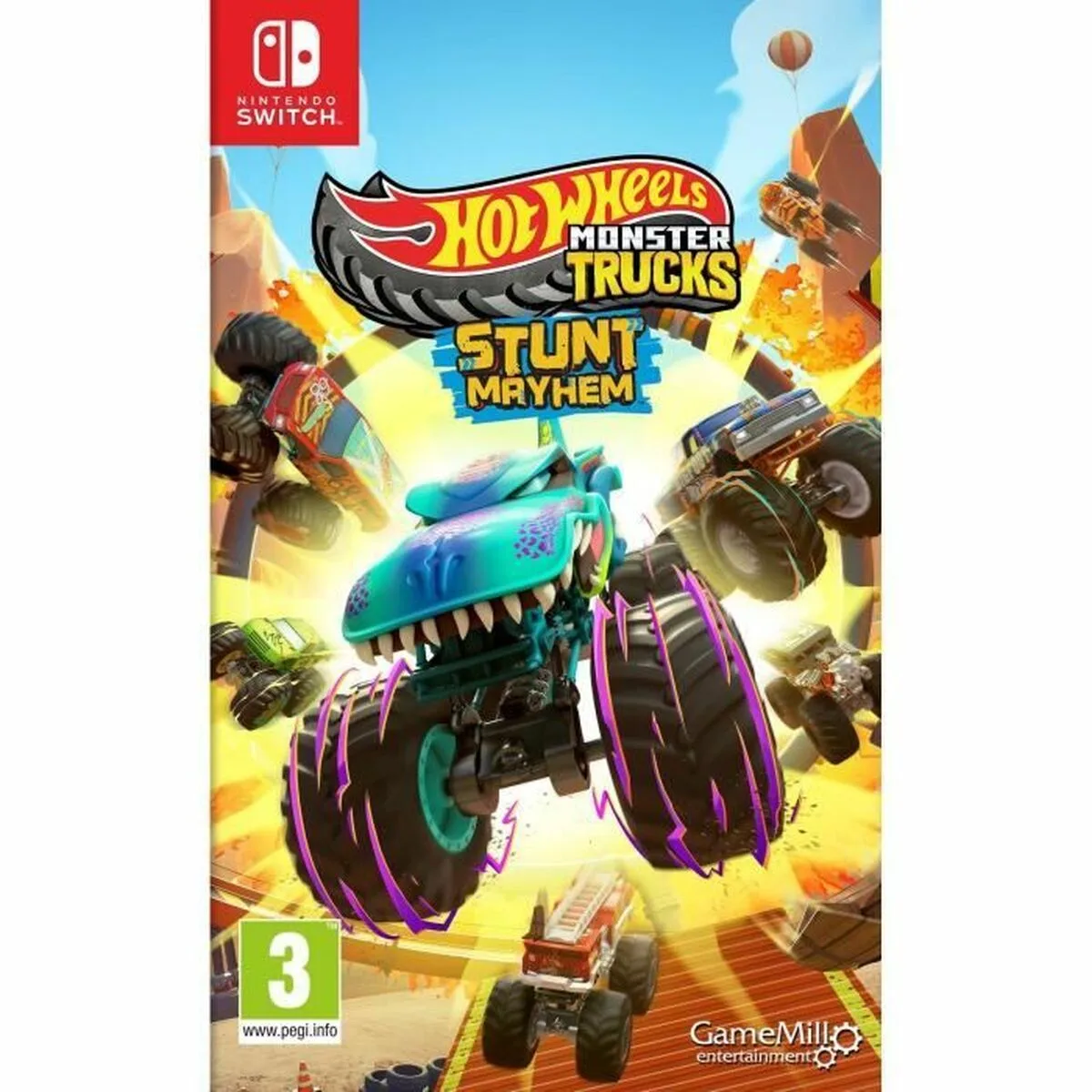 Jeu video pour switch just for games hot wheels monster trucks stunt mayhem s7101036381. Diaytar : Le e-commerce qui respecte votre budget