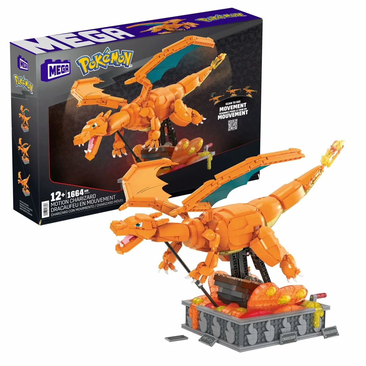 Kit de construction pokemon mega construx motion charizard 1664 pieces s719341046. Diaytar : Où chaque achat est une victoire pour votre budget