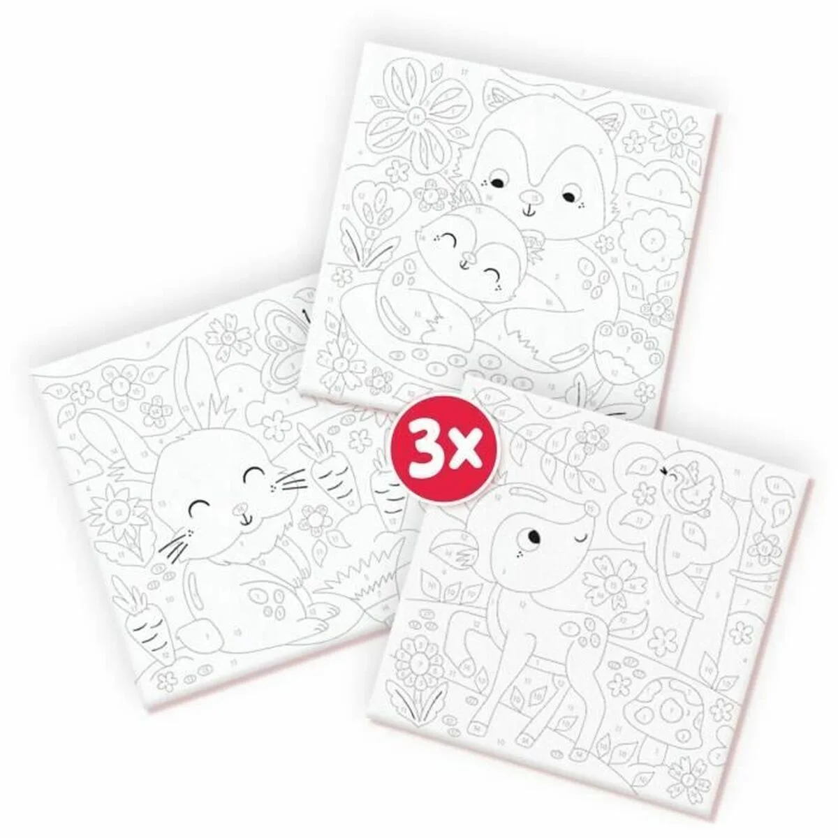 Kit de dessin ses creative painting by number on canvas 3 pieces s7100185796. Achetez malin avec Diaytar Sénégal, votre partenaire shopping 100% digital