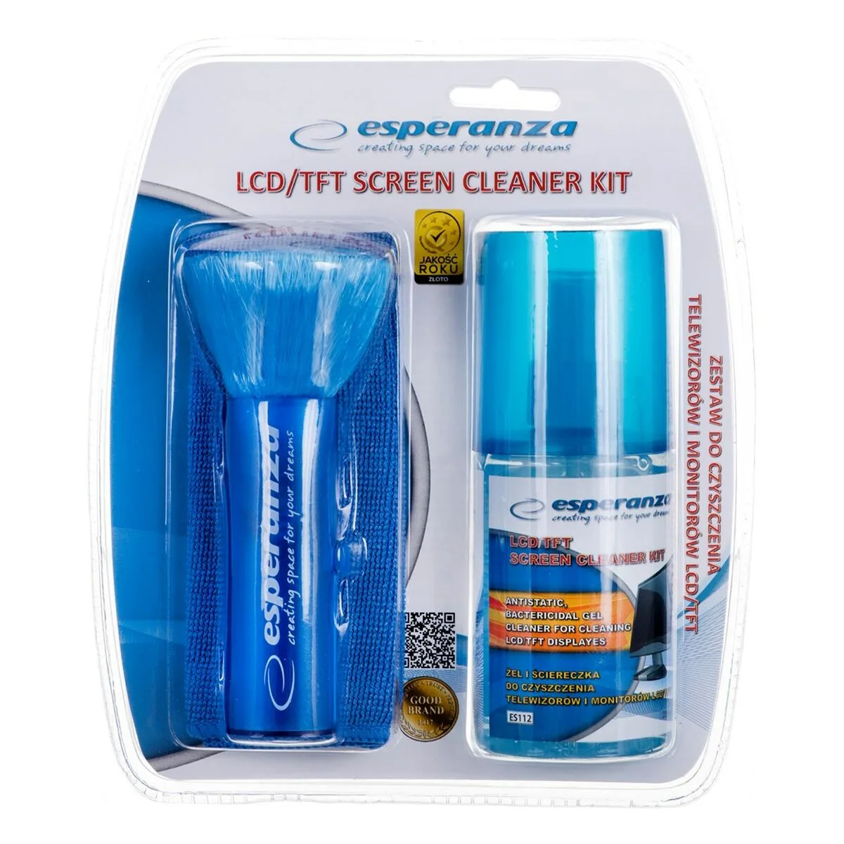 Kit de nettoyage pour ecrans esperanza es112 200 ml s910588647. Diaytar : Quand qualité rime avec économie