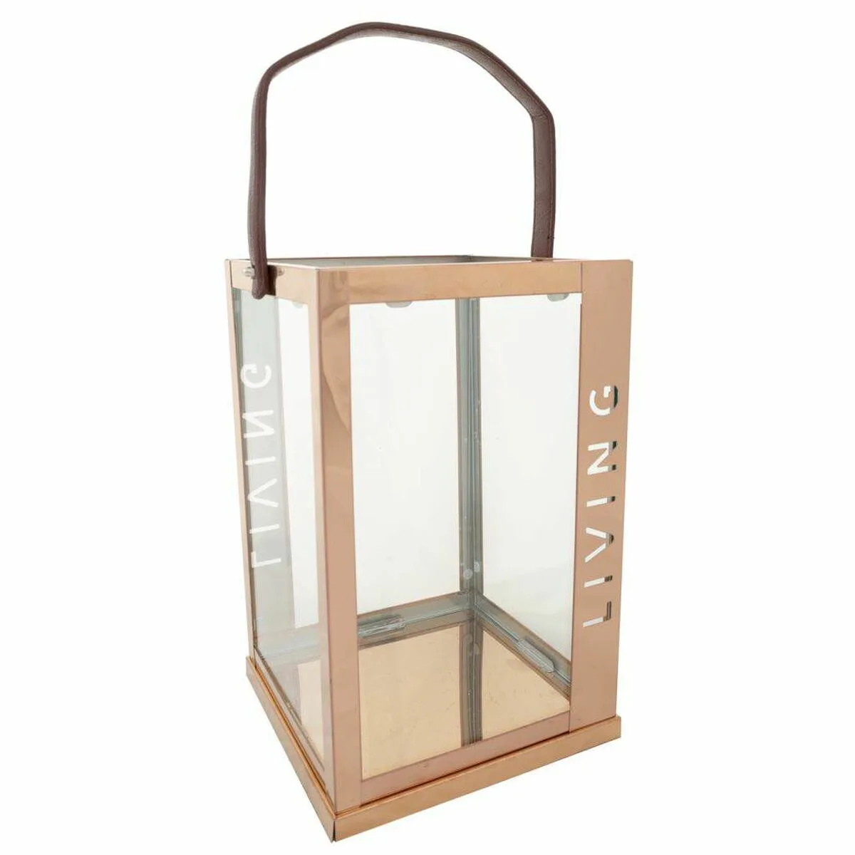 Lanterne alexandra house living cuivre verre acier inoxydable 18 x 30 x 18 cm d163015078. Votre marketplace de proximité digitale : Diaytar