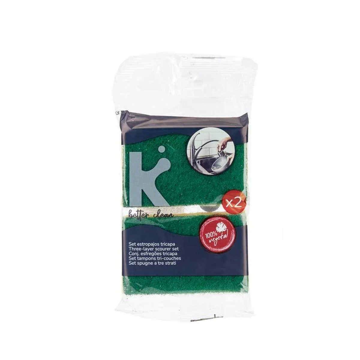 Lot de tampons a recurer jaune vert cellulose fibre abrasive 10 5 x 6 7 x 2 5 cm s362267193. Optimisez votre budget avec Diaytar Sénégal