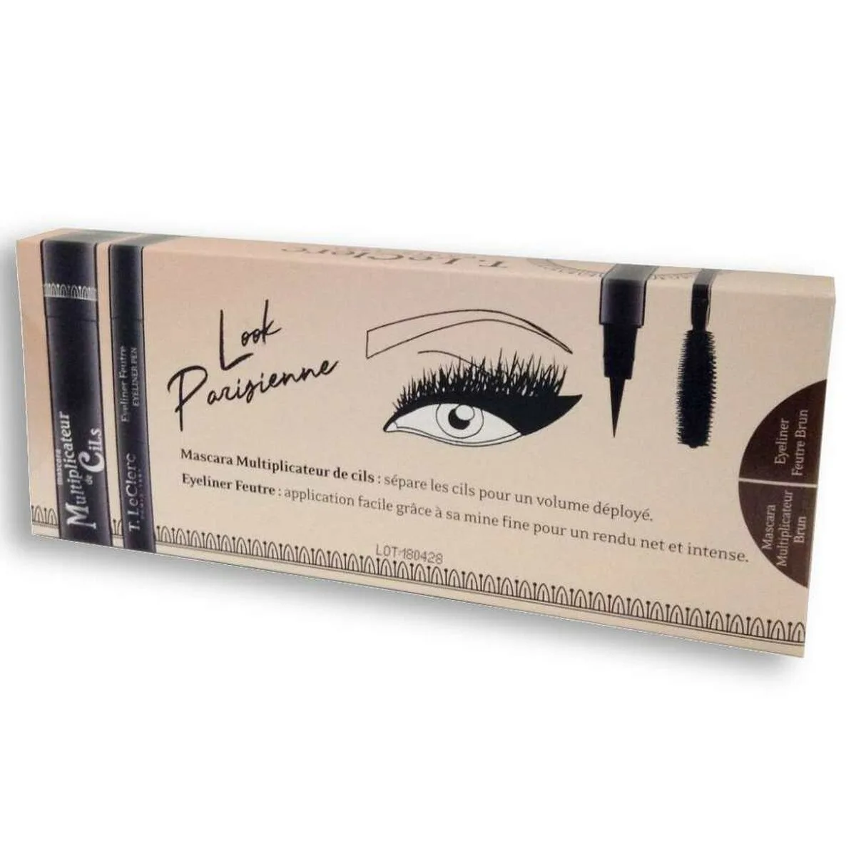 Maquillage pour les yeux leclerc look parisienne 2 pieces no 02 brun s450532075. Diaytar : Vivez l'expérience du shopping malin