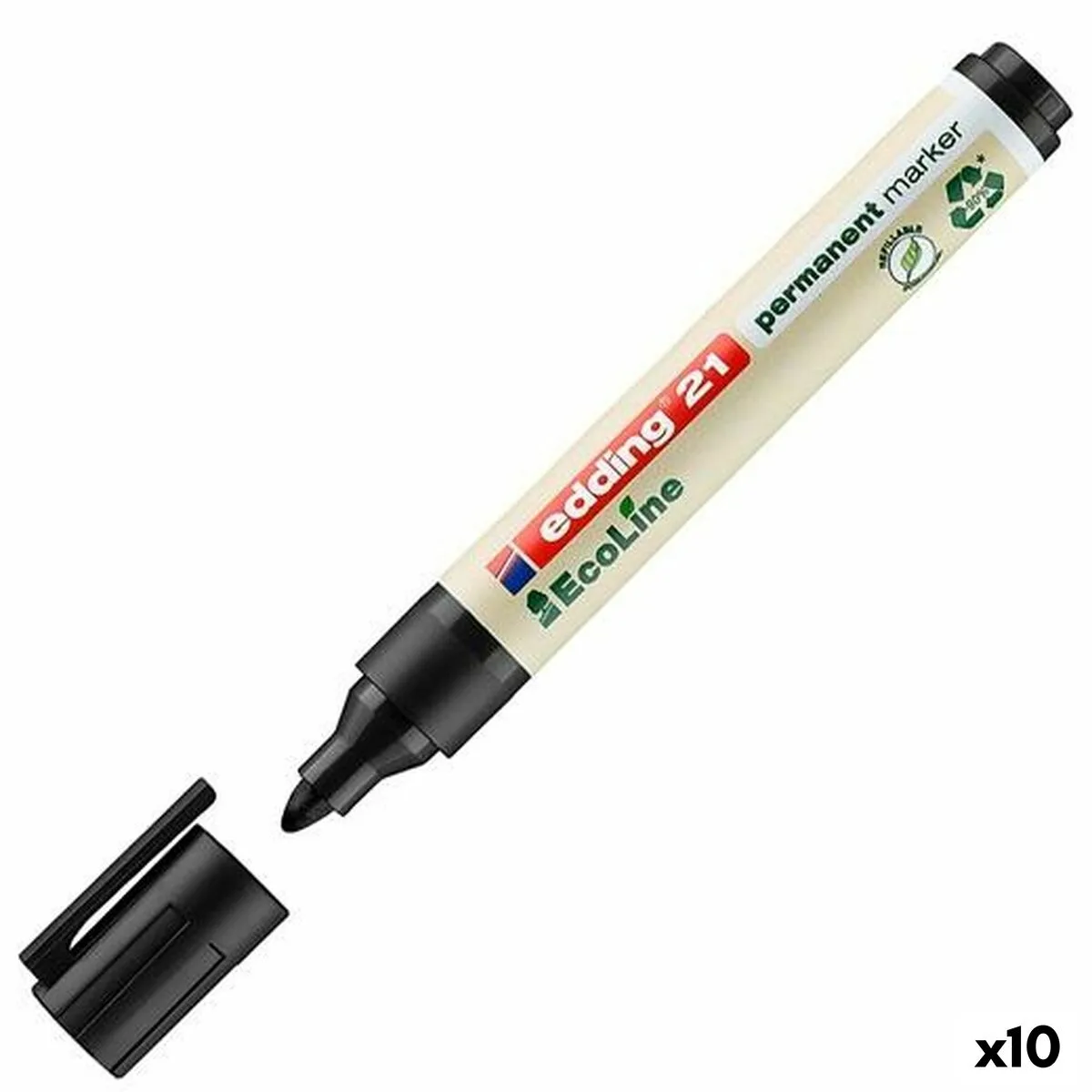 Marqueur permanent edding 21 ecoline noir 10 unites s842587895. Achetez en toute sérénité sur Diaytar