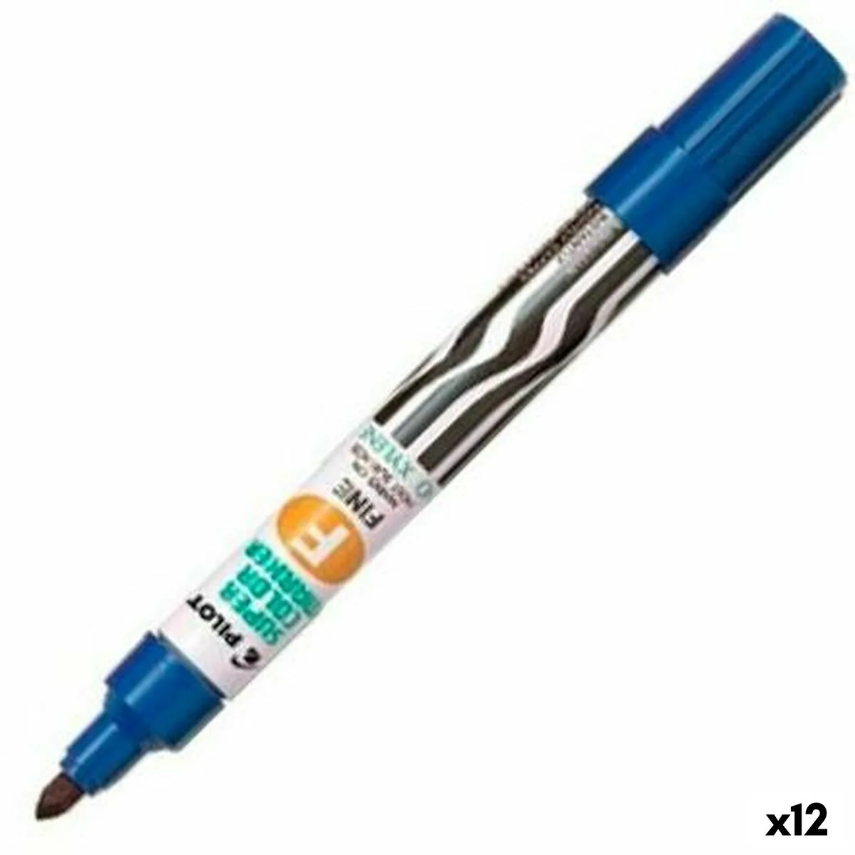 Marqueur permanent pilot sca f bleu rechargeable 12 unites s842248743. Diaytar : Des offres irrésistibles chaque jour