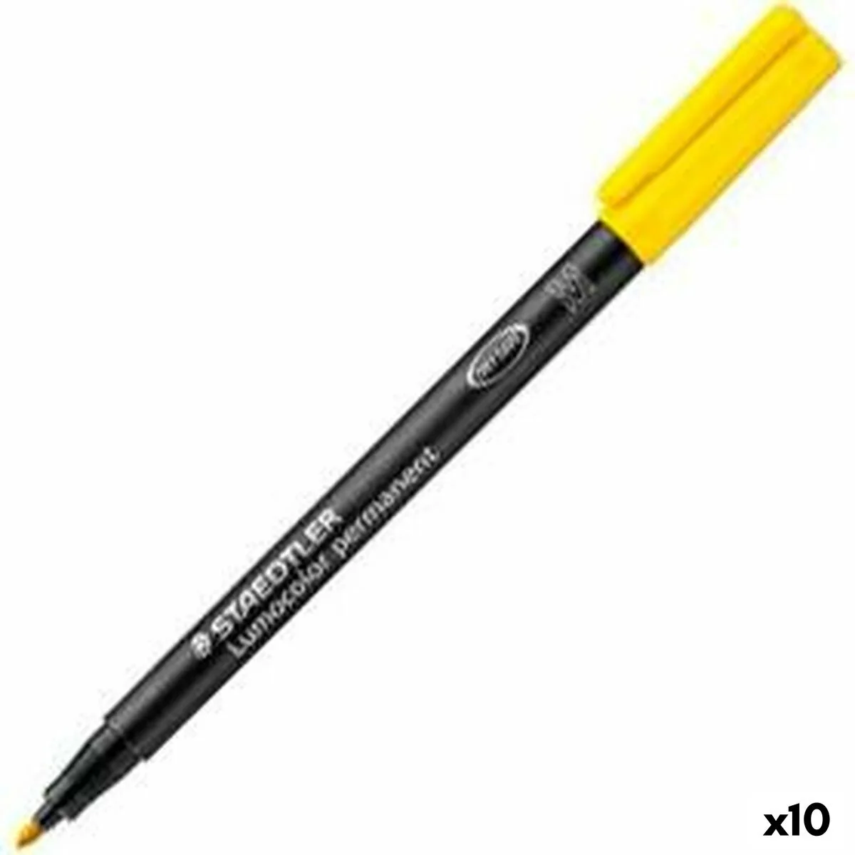 Marqueur permanent staedtler lumocolor 317 m jaune 10 pieces 10 unites s842286176. Votre marketplace de proximité digitale : Diaytar