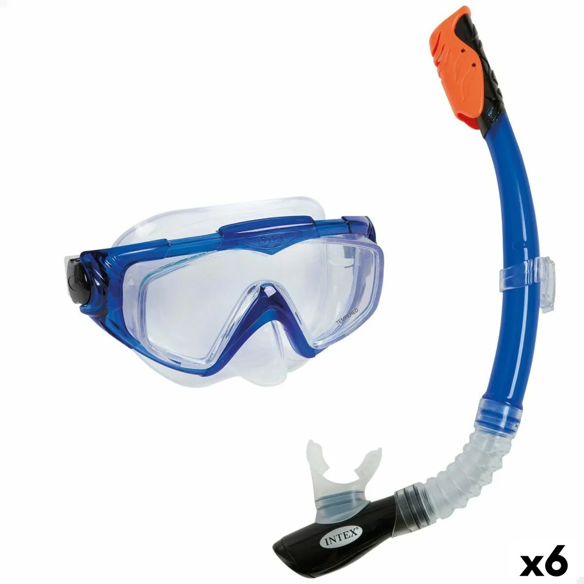 Masque de plongee avec tube intex aqua pro bleu s890158023. Diaytar Sénégal : Parce que chaque FCFA compte