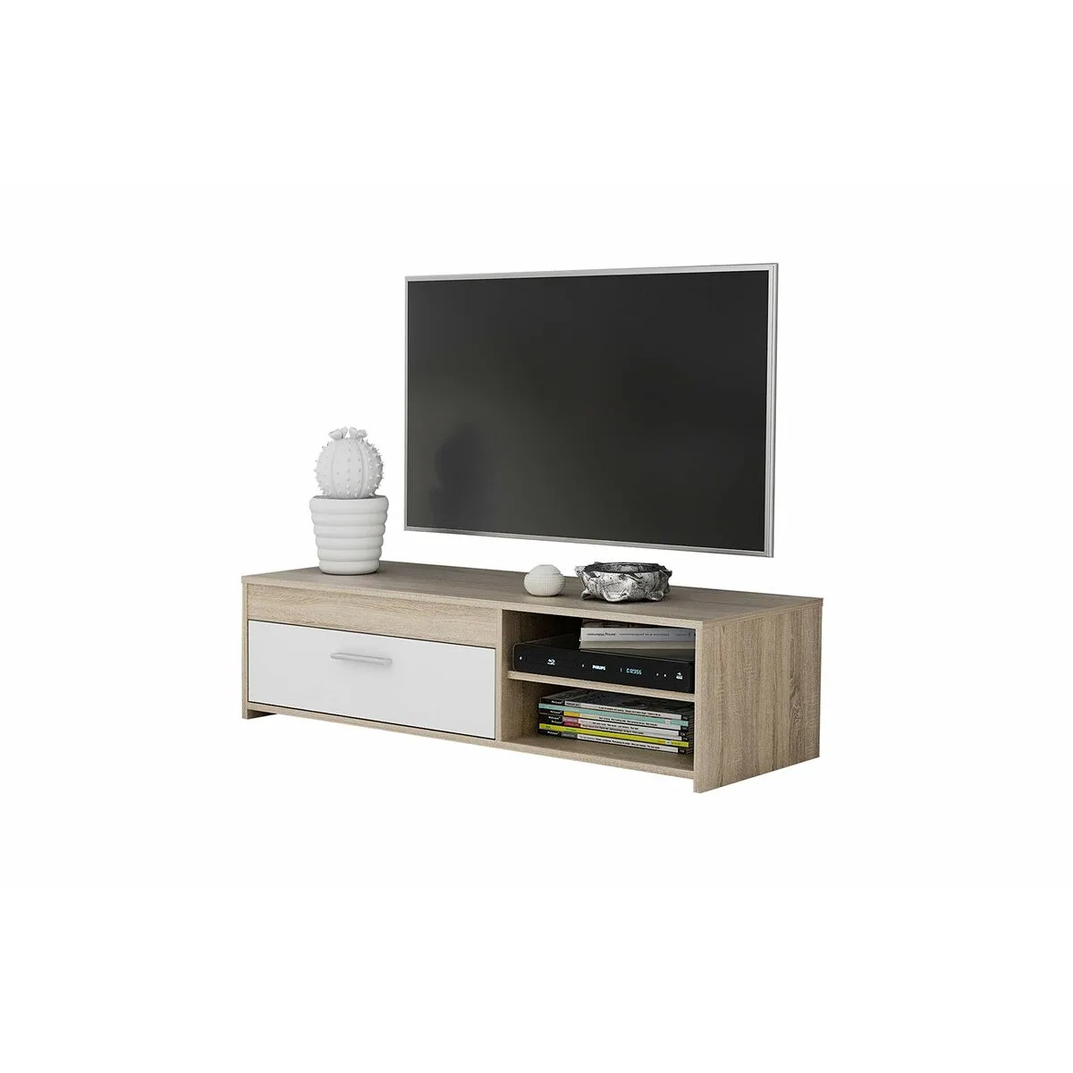 Meubles de television pilvi pcot11 q45f blanc bois s710783228. Faites-vous plaisir sans culpabiliser avec Diaytar