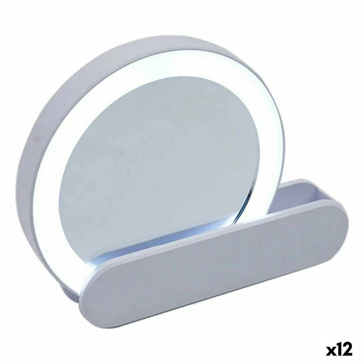 Miroir berilo yxl2112 sb blanc abs 9 x 2 x 10 cm lumiere led 12 unites s362498751. Diaytar : Votre allié pour des achats malins et économiques