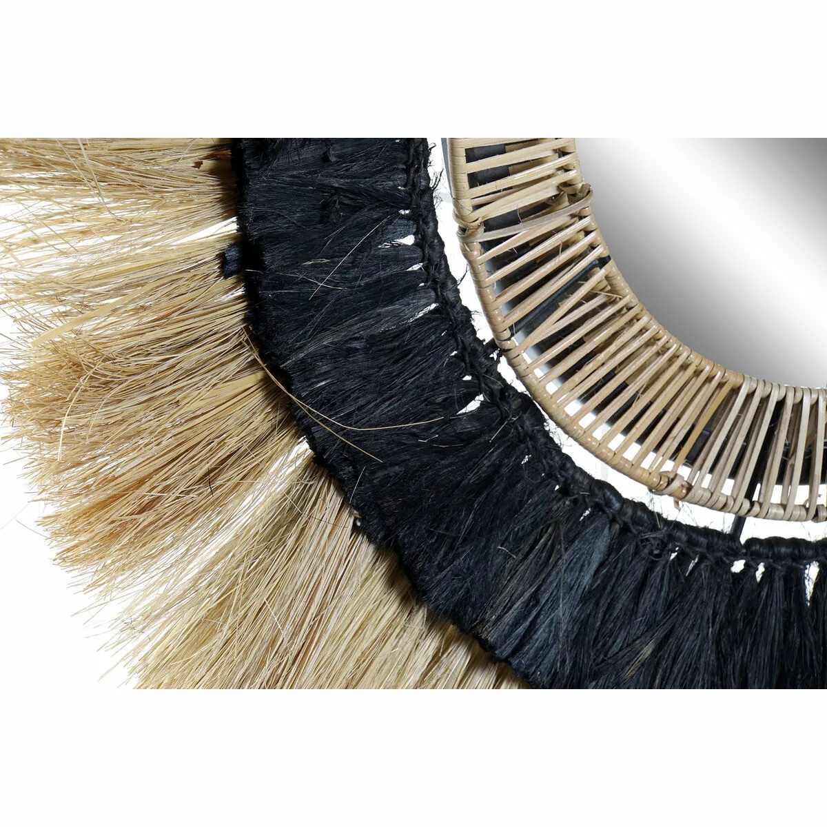 Miroir mural dkd home decor noir naturel colonial 83 x 8 x 83 cm s303945619. Diaytar : Le discount intelligent pour consommateurs avisés