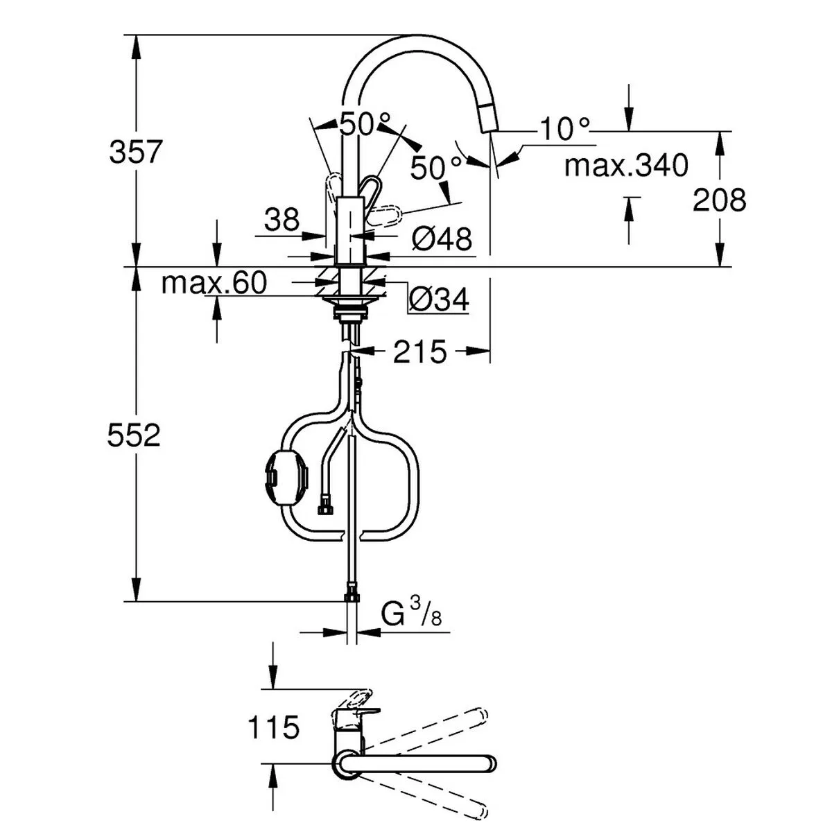 Mitigeur grohe 30549000 metal s9110801398. La plateforme e-commerce qui démocratise la consommation : Diaytar