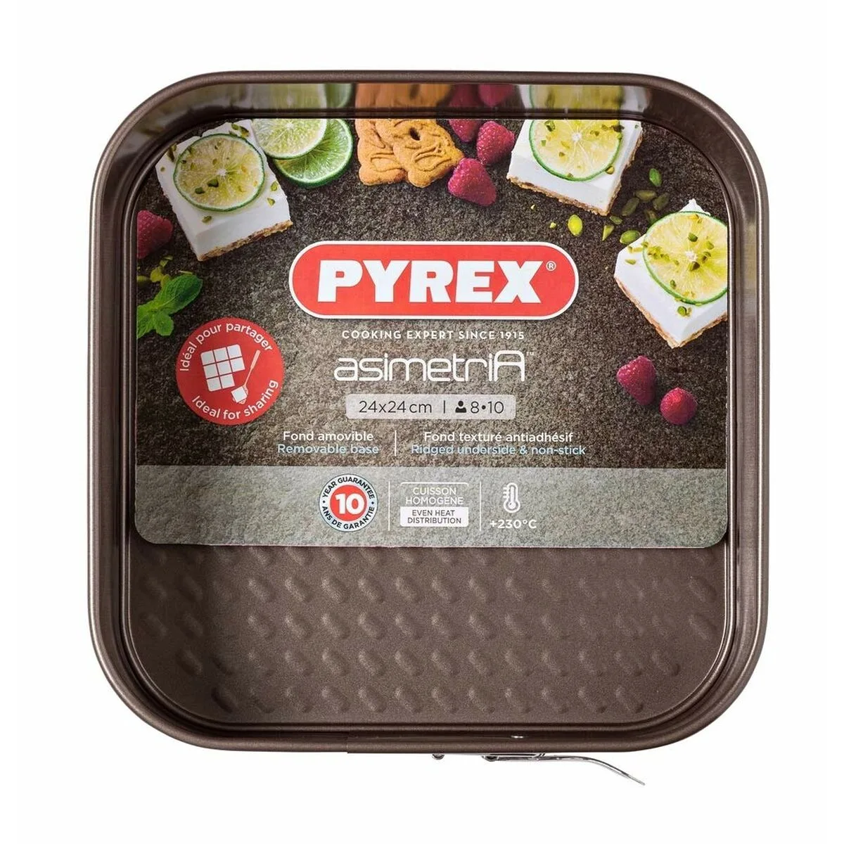 Moule amovible pyrex marron acier inoxydable s7101748498. Faites-vous plaisir sans culpabiliser avec Diaytar