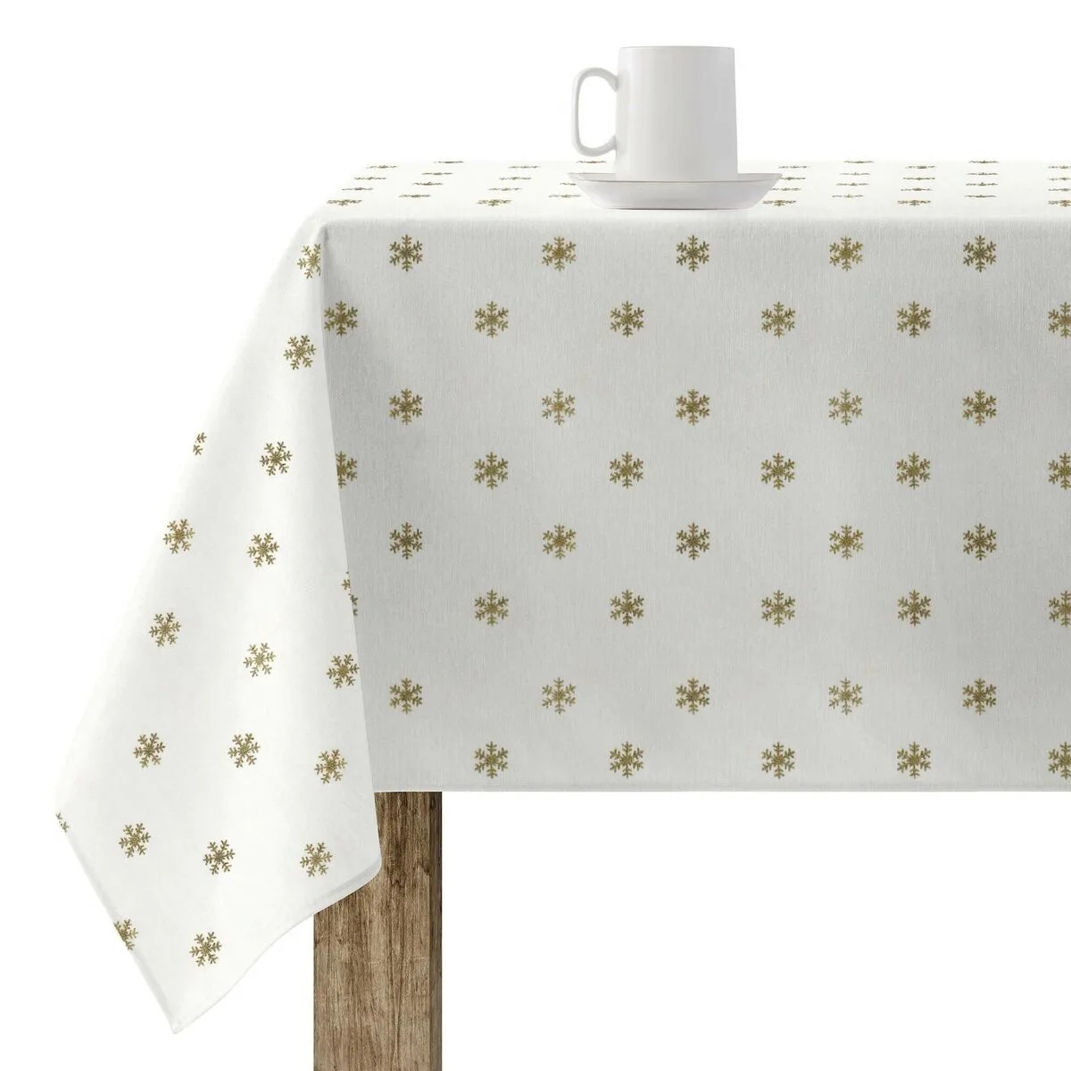 Nappe enduite antitache belum snowflakes gold multicouleur 300 x 150 cm s980276953. Diaytar : Qualité professionnelle, prix grand public