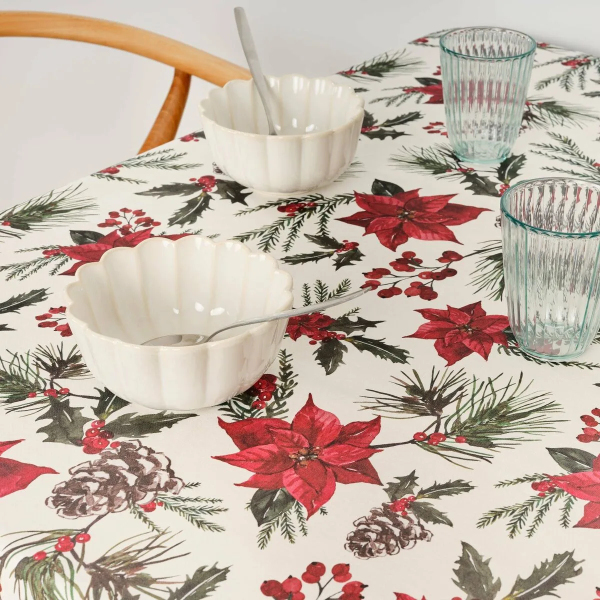 Nappe enduite antitache maure christmas flowers 100 x 140 cm s980218070. Faites-vous plaisir sans culpabiliser avec Diaytar