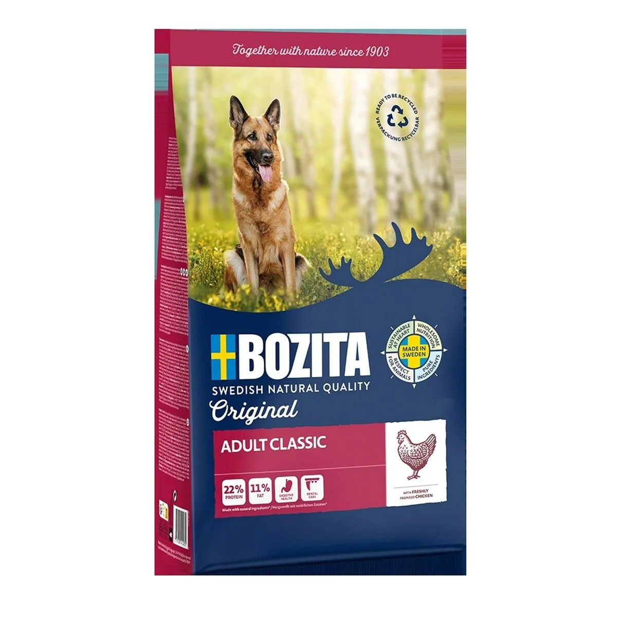 Nourriture bozita classic chicken poulet 12 kg s9110427535. Commandez malin, vivez mieux avec Diaytar