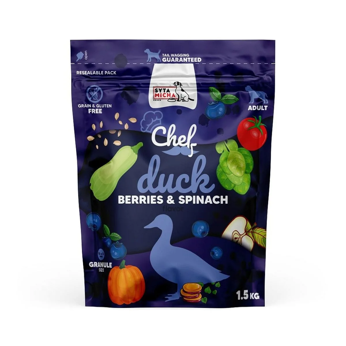 Nourriture syta micha chef fruits des bois canard epinards 1 5 kg s918615862. Achetez malin avec Diaytar Sénégal, votre partenaire shopping 100% digital