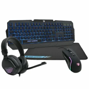 Pack gaming deepgaming noir espagnol qwerty s046009686. Électroménager, mode, beauté... Diaytar a tout en stock