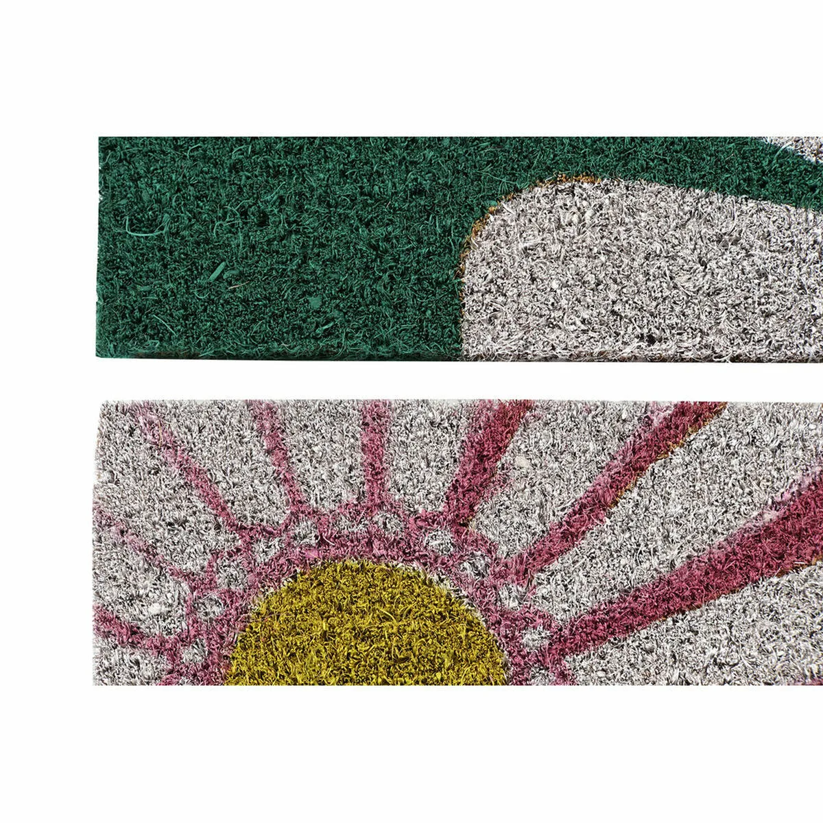 Paillasson dkd home decor rose caoutchouc menthe blanc jaune 2 unites fibres de coco 60 x 40 x 0 5 cm s303028181. Commandez en toute confiance sur Diaytar, votre marketplace de confiance