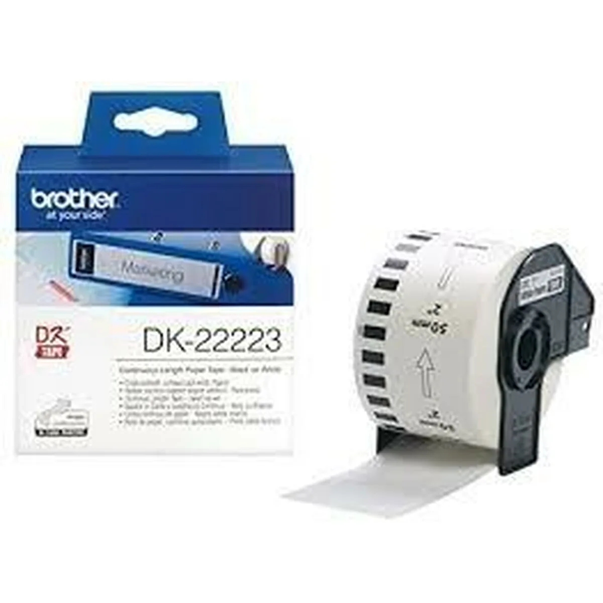 Papier continu pour imprimantes brother dk 22223 blanc 50 mm x 30 48 m noir 3 unites s842835953. De la mode à l'électronique, Diaytar Sénégal a tout ce qu'il vous faut