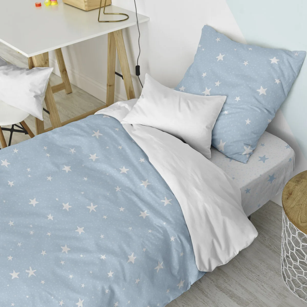 Parure de couette happyfriday basic kids bleu lit 1 persone 2 pieces d161121835. Diaytar Sénégal : Le e-commerce qui change la donne