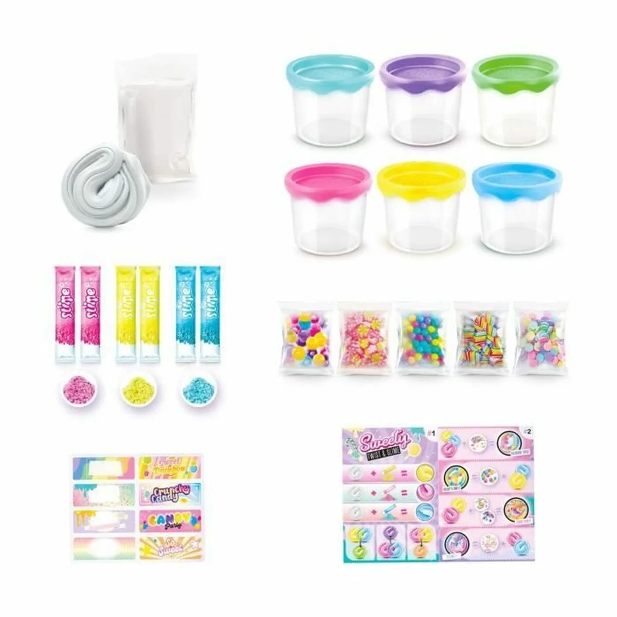 Pate a modeler en argile canal toys twist slime sweety kit s7101233310. Des produits authentiques à prix réduits sur Diaytar Sénégal
