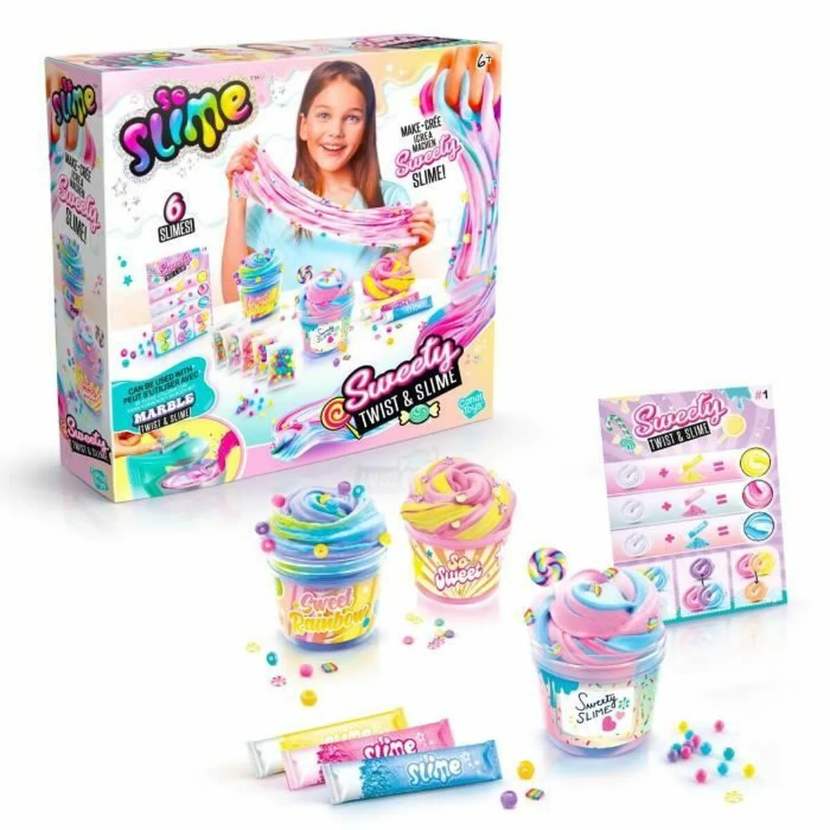 Pate a modeler en argile canal toys twist slime sweety kit s7101233374. Diaytar Sénégal : Votre guichet unique pour tous vos achats