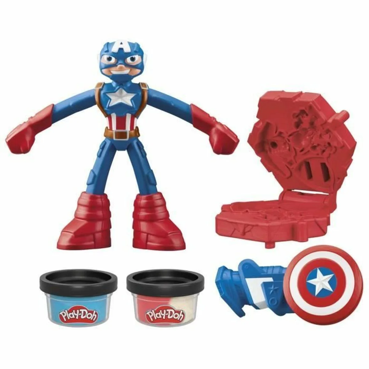 Pate a modeler en argile play doh capitan america set stamper shield multicouleur s7101263986. Diaytar Sénégal : Le choix, la qualité, l'économie réunis