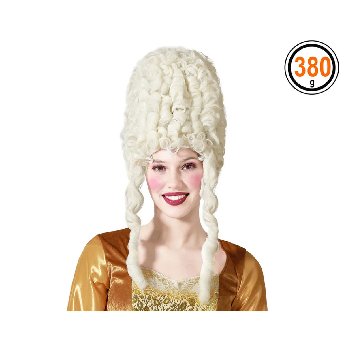 Perruque d epoque blanc cheveux boucles s113423443. Catalogue géant, prix mini chez Diaytar Sénégal