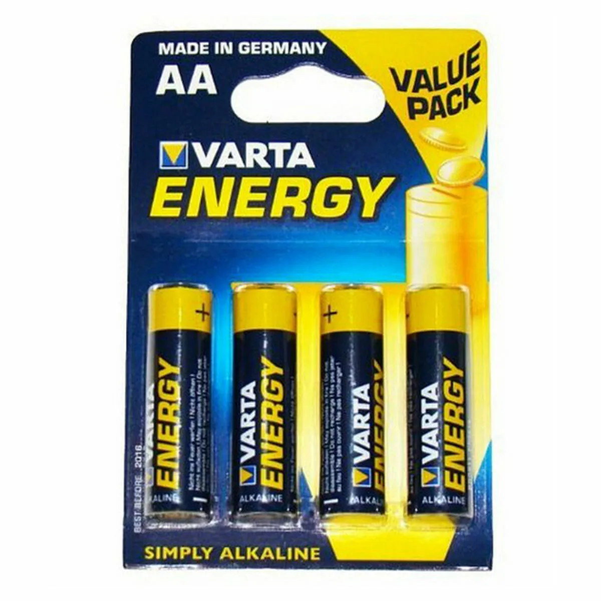 Piles alcalines varta energy aa 1 5 v aa 4 unites s910626579. Diaytar : Votre destination shopping préférée au Sénégal