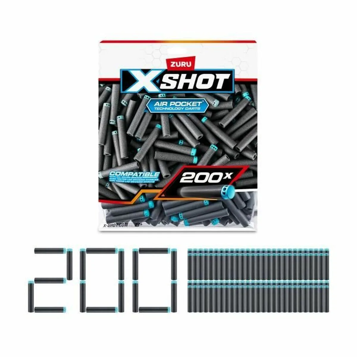 Pistolet a flechettes zuru x shot excel pack 200 s7101502073. L'expérience e-commerce réinventée par Diaytar au Sénégal