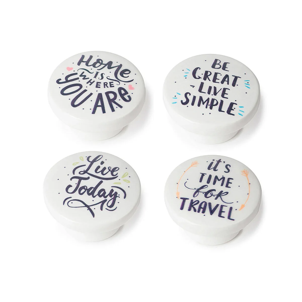 Pommeau rei m7 blanc bois de hetre illustre o 40 x 22 mm 4 pieces s791255199. Diaytar : Des prix mini pour un service maxi