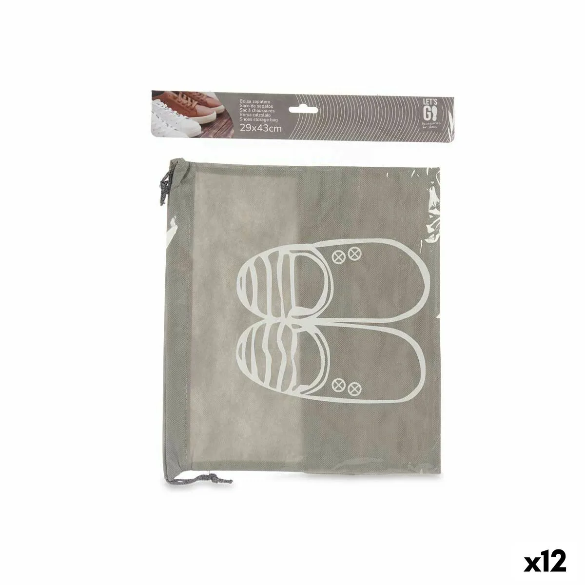Porte chaussures gris pvc 29 x 43 cm tissu 12 unites s363287091. Diaytar Sénégal : Innovation, diversité et accessibilité