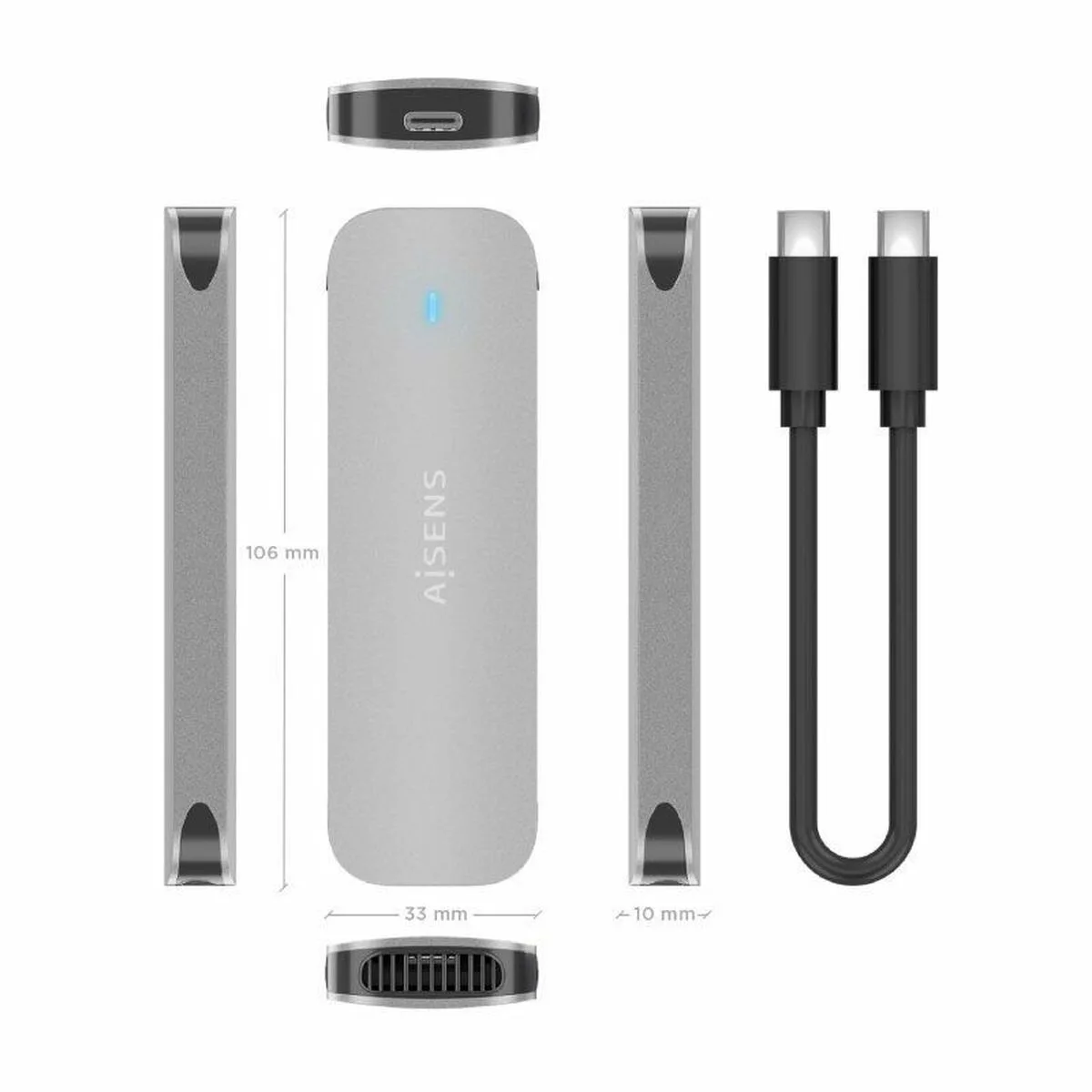 Protection pour disque dur aisens asm2 025sl s990090871. Votre satisfaction, notre priorité chez Diaytar