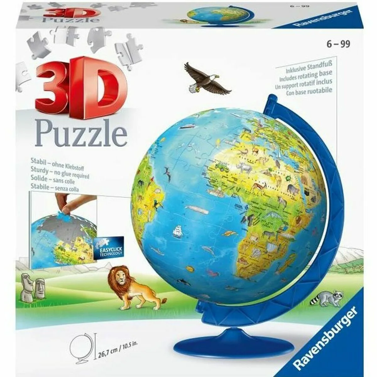 Puzzle ravensburger 3d world map 180 pieces s715715582. Diaytar : Parce que bien acheter, c'est économiser