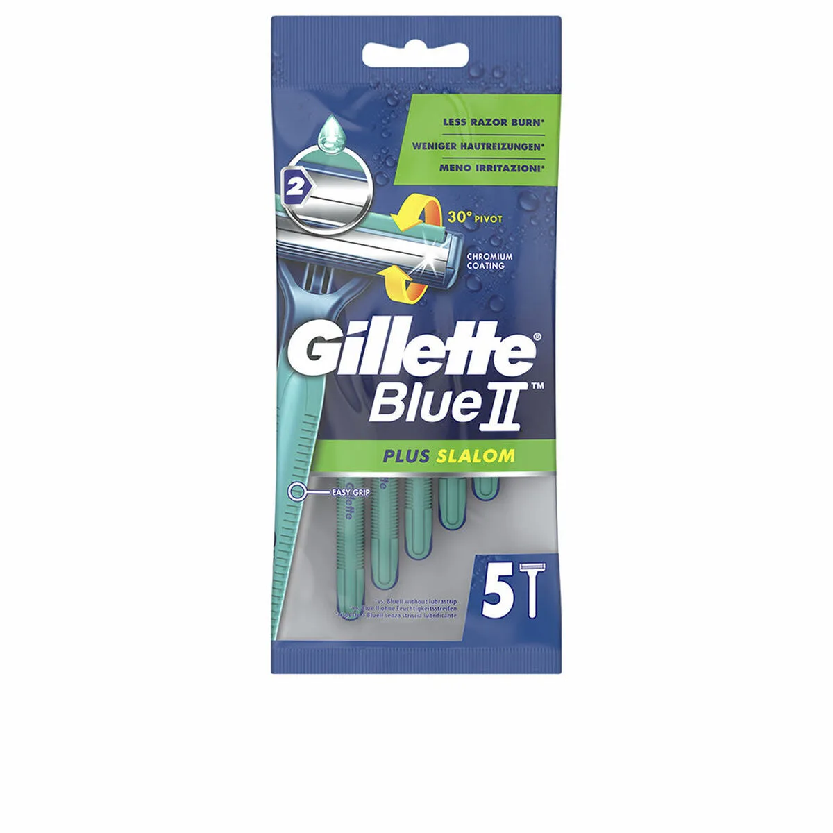 Rasoirs jetables gillette blue ii plus slalom 5 unites s0511255789. Des produits authentiques à prix réduits sur Diaytar Sénégal