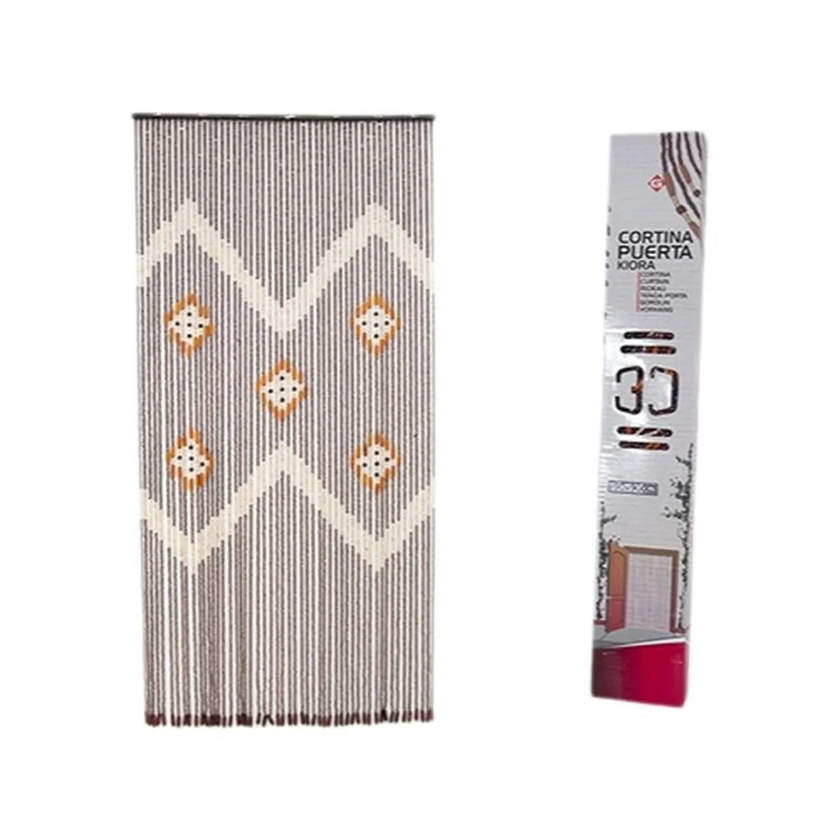 Rideau gerimport kiora multicouleur ethnique 190 x 90 cm polyester s500369243. Des produits authentiques à prix réduits sur Diaytar Sénégal