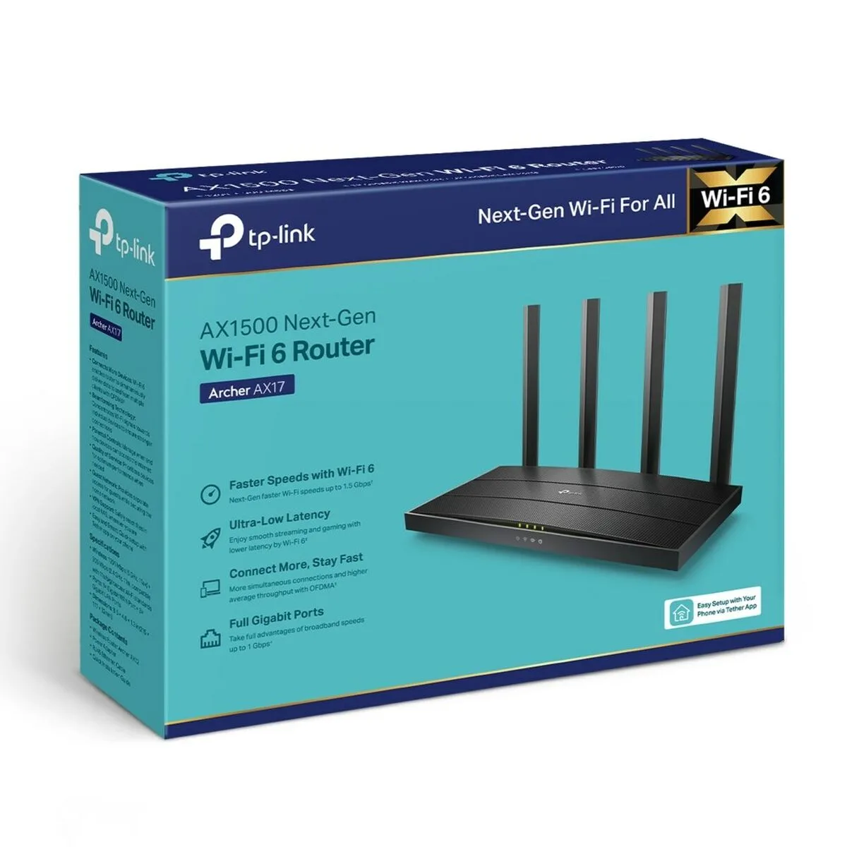 Router tp link archer ax17 noir ethernet lan wi fi s919621511. Votre supermarché en ligne au Sénégal, c'est Diaytar
