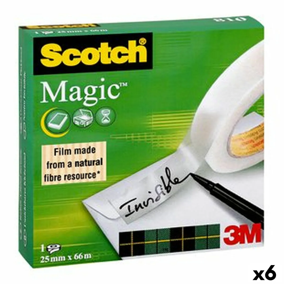 Ruban adhesif scotch magic 810 transparent 25 mm x 66 m 9 unites s842624121. Diaytar : Votre source de bonnes affaires en ligne